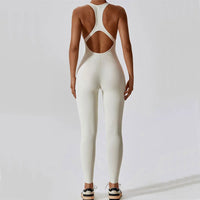 Push-Up Yoga Jumpsuit - One-Piece Sport Overalls for Women