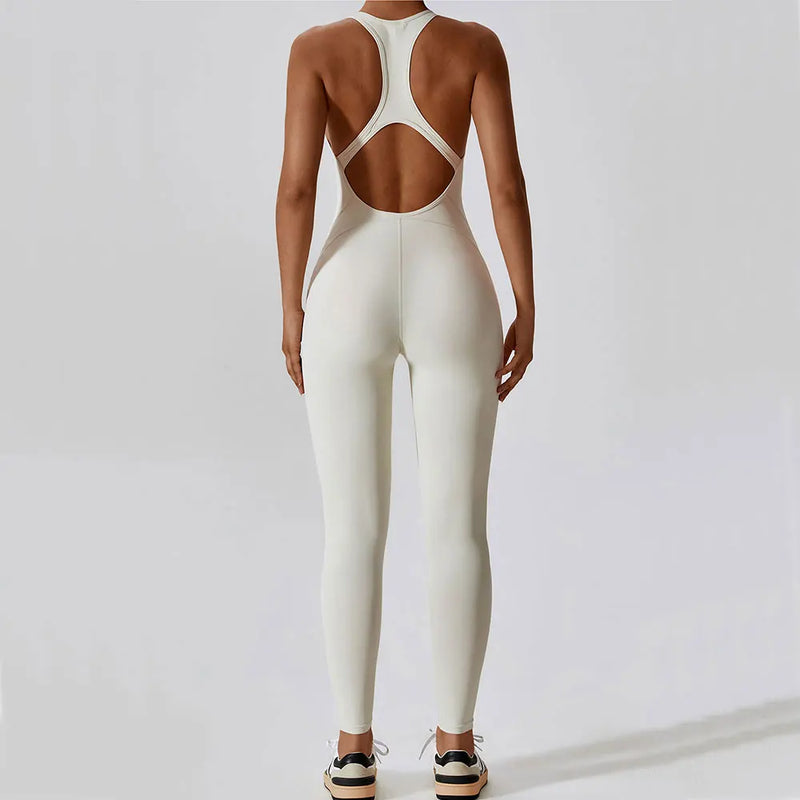 Push-Up Yoga Jumpsuit - One-Piece Sport Overalls for Women