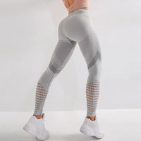 LANTECH Women's Seamless Compression Gym Leggings - Athletic Fit