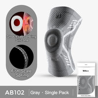 Spring Patella Knee Brace - Knitted Compression Full-Protect Support