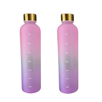 1L Time Marker Motivational Water Bottle - BPA-Free Leakproof