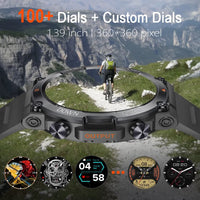 MEVADEN 1.39 inch HD Bluetooth Call Smart Watch Men Sports Fitness Tracker Heart Monitor 400mAh Smartwatch For Android IOS MD56
