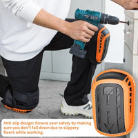 Heavy-Duty Gel Cushion Knee Pads - Anti-Slip Work & Construction