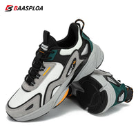 Baasploa Men's Waterproof Non-Slip Running Sneakers - Advanced
