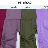 LANTECH Seamless Tummy Control Compression Yoga Tights