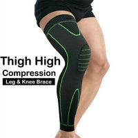 Full-Leg Compression Knee Brace Sleeve - Arthritis & Gym Support