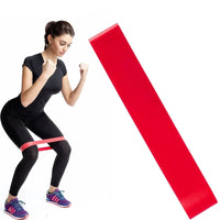TPE Coloured Yoga Resistance Bands - Home Gym & Pilates Strength