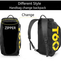 Gym Bag Waterproof Sports Bags Men Women Fitness Backpack Portable Large Capacity Dry Wet Separation Bag For Fitness Yoga Sports
