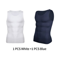 Men's Slimming Body Shaper Vest - Tummy Control Compression Tank