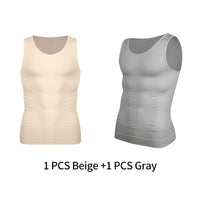 Men's Slimming Body Shaper Vest - Tummy Control Compression Tank