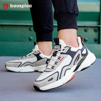 Baasploa Men's Waterproof Non-Slip Running Sneakers - Advanced