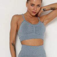 DIQUEQI Seamless Push-Up High-Waist Yoga Pants - Nylon Elastane