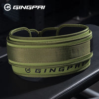 GINGPAI Double-Layer Weightlifting Belt - Velcro Abdominal Compression