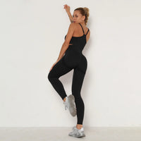 DIQUEQI Seamless Push-Up High-Waist Yoga Pants - Nylon Elastane