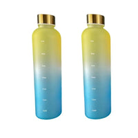 1L Time Marker Motivational Water Bottle - BPA-Free Leakproof
