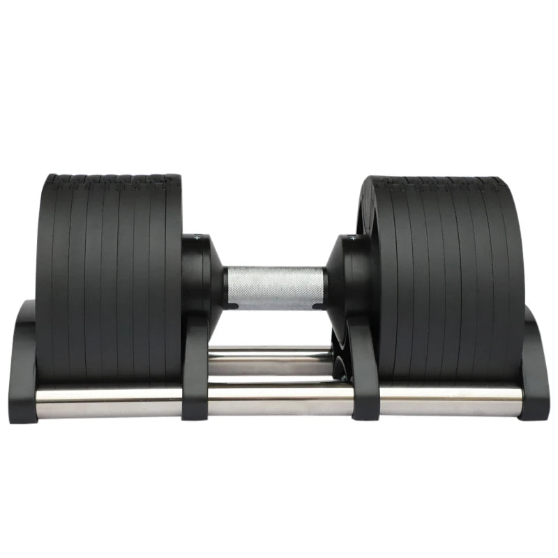 Adjustable Dumbbell Pair - 2kg to 45kg Max Home Fitness Set