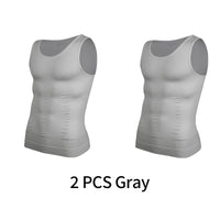 Men's Slimming Body Shaper Vest - Tummy Control Compression Tank