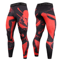 Men's Quick-Dry Compression Running Tights - Gym & Jogging