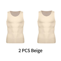 Men's Slimming Body Shaper Vest - Tummy Control Compression Tank