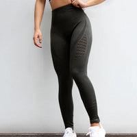 LANTECH Seamless Tummy Control Compression Yoga Tights