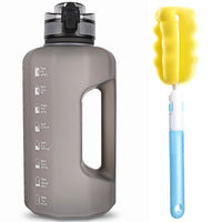 GIFUBOWA 2.2L Motivational Water Jug - Handle, Straw & Time Marker