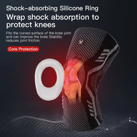 Spring Patella Knee Brace - Knitted Compression Full-Protect Support