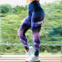 Printed High-Waist Training Leggings - All-Season Stretch