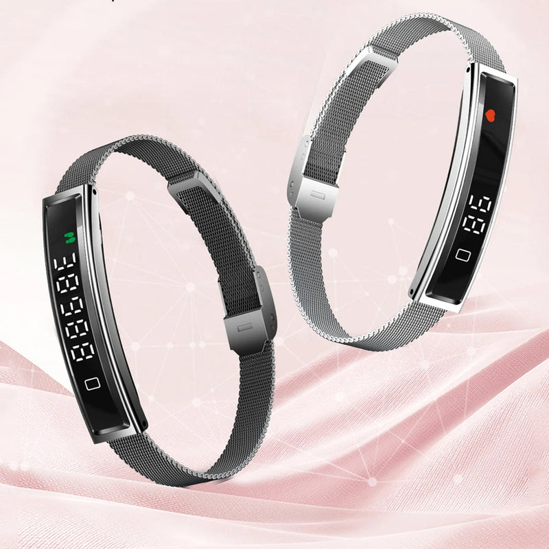 IP68 Waterproof Smart Fitness Bracelet 2026 - Heart Rate & Sport Mode