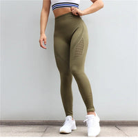 LANTECH Seamless Tummy Control Compression Yoga Tights