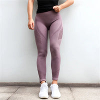 LANTECH Seamless Tummy Control Compression Yoga Tights