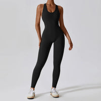 Push-Up Yoga Jumpsuit - One-Piece Sport Overalls for Women