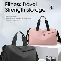 Zipper Large Capacity Oxford Travel Bags Solid Fitness Bags Thickened Fabric High Capacity Waterproof Luggage Sports Bags