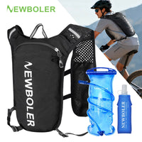 NEWBOLER Trail Running Backpack Ultra Lightweight Hydration Vest Breathable Functional Pack for Marathon Cycling Hiking