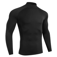 Men's Long-Sleeve Tight Compression Rash Guard - Bodybuilding