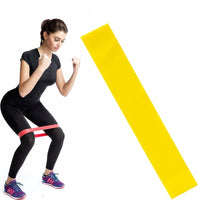 TPE Coloured Yoga Resistance Bands - Home Gym & Pilates Strength