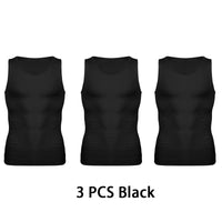 Men's Slimming Body Shaper Vest - Tummy Control Compression Tank