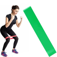 TPE Coloured Yoga Resistance Bands - Home Gym & Pilates Strength