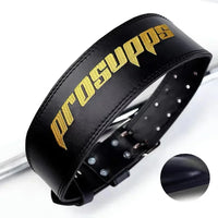 Leather Weightlifting Belt - Lumbar Support for Squats & Deadlifts