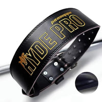 Leather Weightlifting Belt - Lumbar Support for Squats & Deadlifts