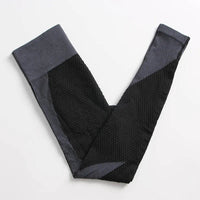 DIQUEQI Seamless Push-Up High-Waist Yoga Pants - Nylon Elastane
