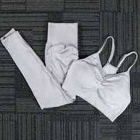 DIQUEQI Seamless Push-Up High-Waist Yoga Pants - Nylon Elastane